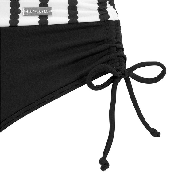 Lascana Black and White Nautical Stripe Bikini - Picture 5 of 8